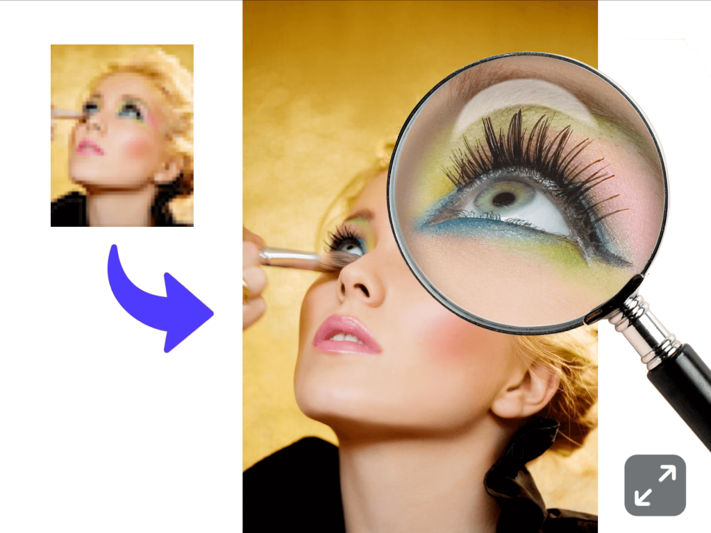 AI Magnify example